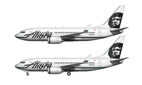 The subtle (yet classy) evolution of the Alaska Airlines livery – Norebbo