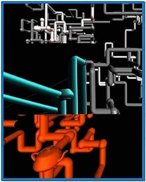 3d pipes screensaver teapot - Download free