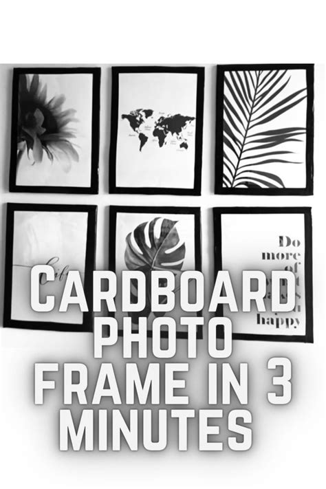 DIY Cardboard Photo Frame - YouTube | Diy photo frame cardboard, Cardboard photo frame ...