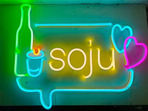 LED Neon Sign, Soju Neon Sign,bar Neon Sign, Custom Bar Neon Sign, Dan Bam Signs, Bar Sign,home ...