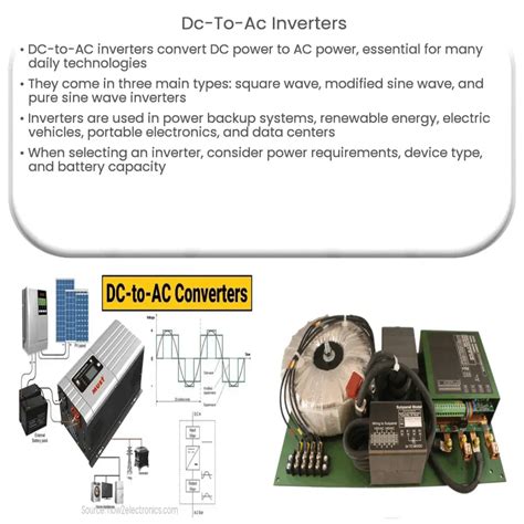 DC-to-AC Inverters | How it works, Application & Advantages