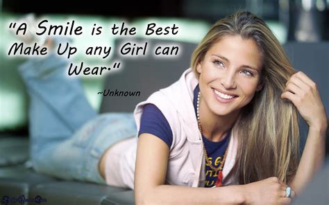 A Smile is the Best Make Up any Girl can Wear | Popular inspirational quotes at EmilysQuotes