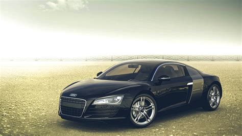 Wallpaper audi, r8, black, side view hd, picture, image