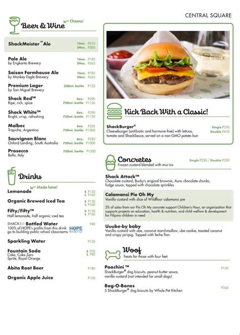 SHAKE SHACK Philippines: Menu, Prices and PH Exclusive Items! • Our Awesome Planet