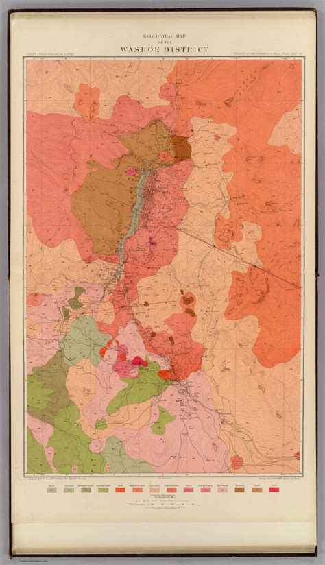 Geological Map of the Washoe District. - David Rumsey Historical Map ...