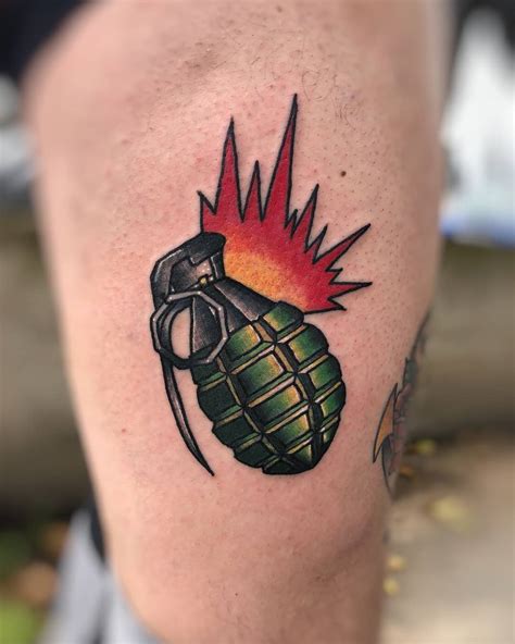 101 Best Grenade Tattoo Ideas You Have To See To Believe!