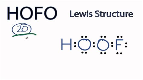 HOFO Lewis Structure: How to Draw the Lewis Structure for HOFO - YouTube