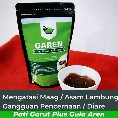 Jual GAREN Arrowroot Powder Bubur Instan Tepung Pati Umbi Irut Garut Angkrik Kerut Lerut Gula ...