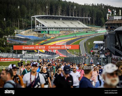 2022-08-25 18:02:20 SPA - The new grandstand in Eau Rouge on the Spa ...