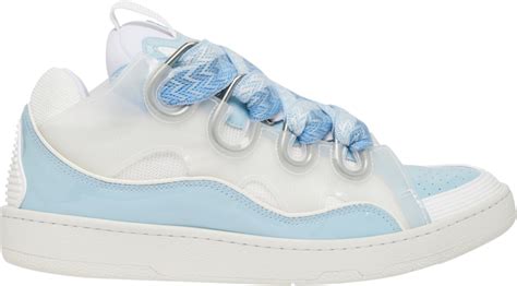 Lanvin Light Blue & White 'Curb' Sneakers | INC STYLE