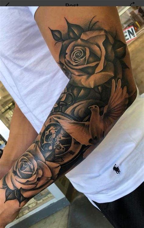 Sleeve | Rose tattoo sleeve, Forarm tattoos, Sleeve tattoos