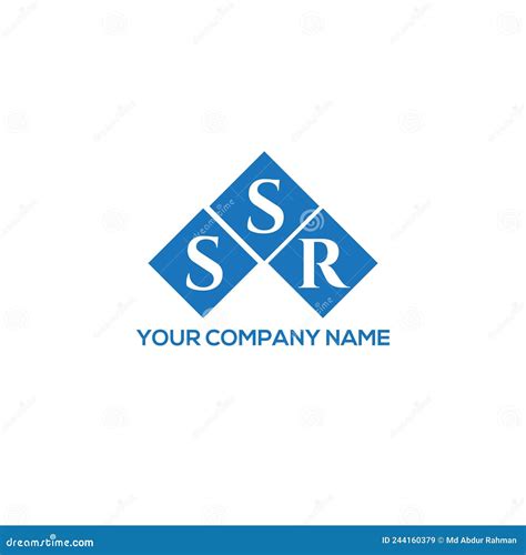 SSR Letter Logo Design on White Background. SSR Creative Initials Letter Logo Concept Stock ...