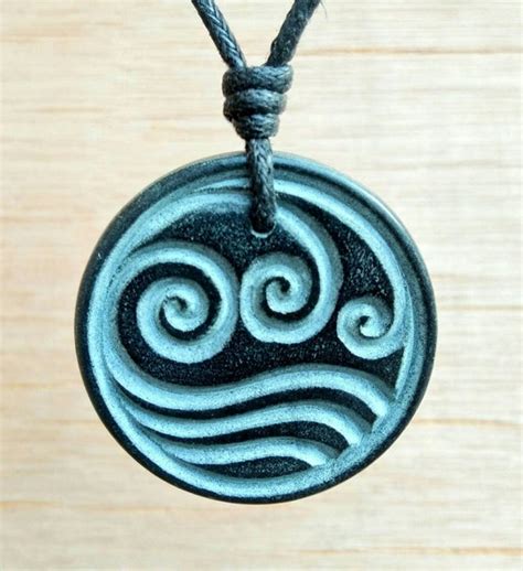 Avatar Waterbender Symbol Pendant Avatar Water Element - Etsy