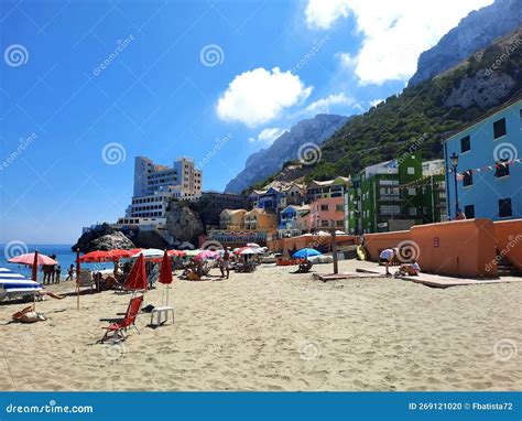 Catalan Bay Gibraltar, Beach 2020 Editorial Image - Image of summer, andalucia: 269121020