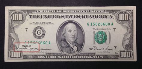 1981 100 Dollar Bill Old Paper Money Us Currency Bank Note | Images and ...