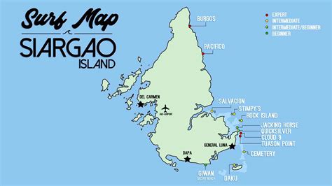 Siargao Island Surf Map - Surfing in Siargao Philippines - GETTING STAMPED