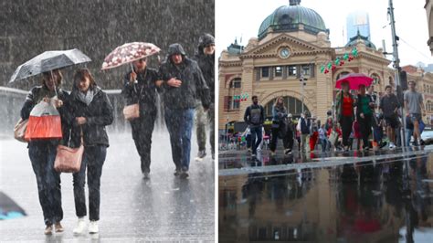 Victoria weather: Rain arrives after hail, flooding and thunderstorms | 7NEWS.com.au