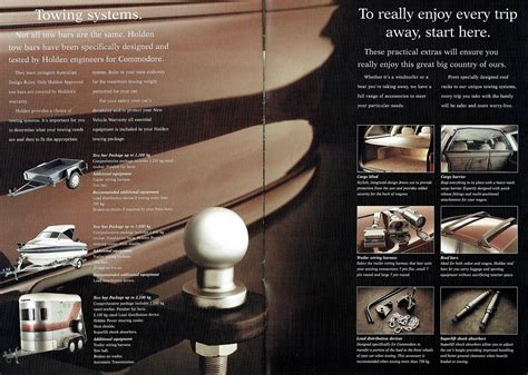 1997 Holden VT Commodore Accessories Brochure