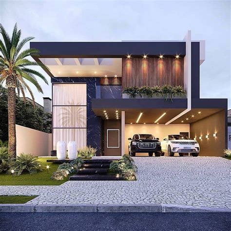 Modern Contemporary House Plans, Modern Villa Design, Modern House Facades, Modern Exterior ...