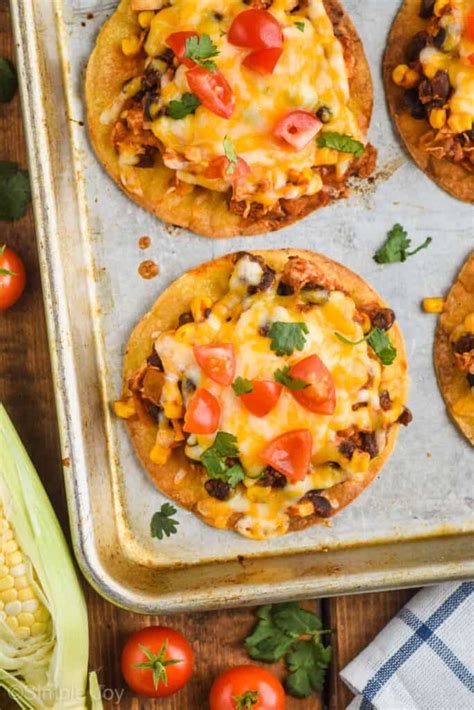 Easy Chicken Tostadas - Simple Joy