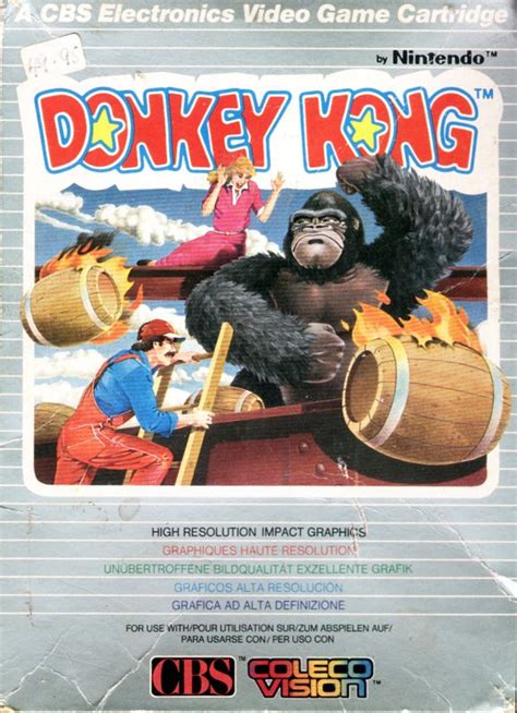 Donkey Kong for ColecoVision (1982) - MobyGames