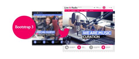 Live Radio responsive html5 website template - Tonytemplates