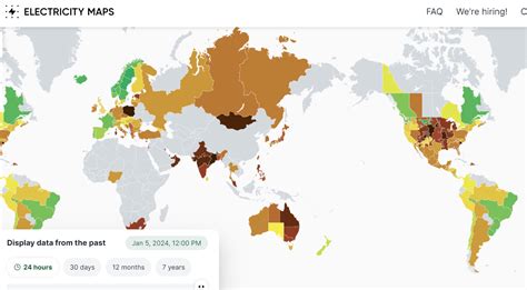 Electricity maps