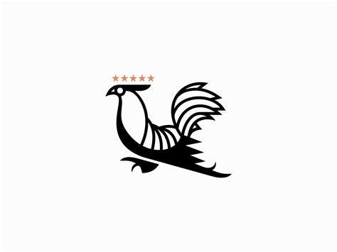 Running Rooster Logo by Lucian Radu on Dribbble