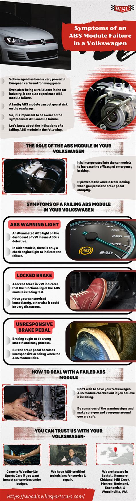 Symptoms of an ABS Module Failure in a Volkswagen