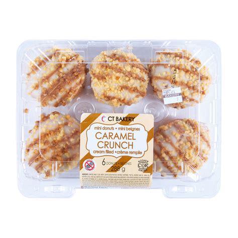 LEGACY MINI CARAMEL CUSTARD CRUNCH DONUTS 6EA 288GR – Mia Food Service