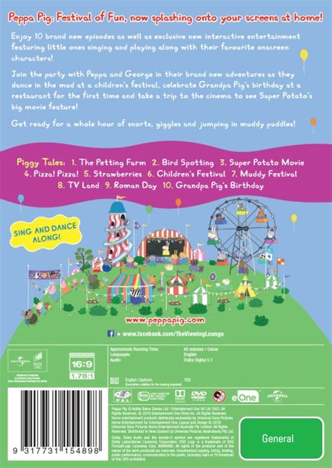 Peppa Pig - Festival Of Fun, DVD | Buy online at The Nile