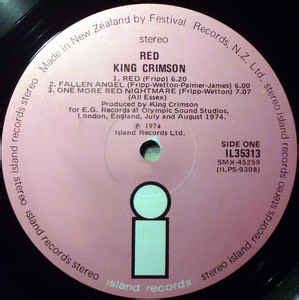 King Crimson - Red (1974, Vinyl) | Discogs