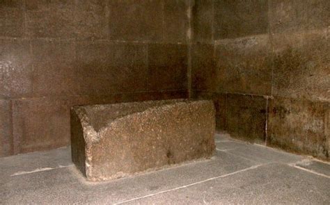 The granite sarcophagus of the King's Chamber remains empty after 4,500 ...