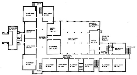 Floor Plans Carr Junior High School - Carr Central High School, Vicksburg Mississippi