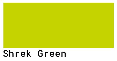 Shrek Green Color Codes - The Hex, RGB and CMYK Values That You Need