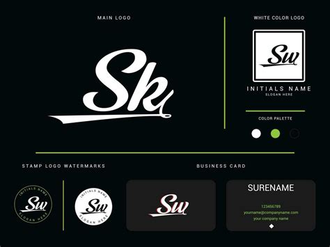 Apparel Sk Luxury Logo, Minimalist Fashion SK Logo Icon And Branding ...