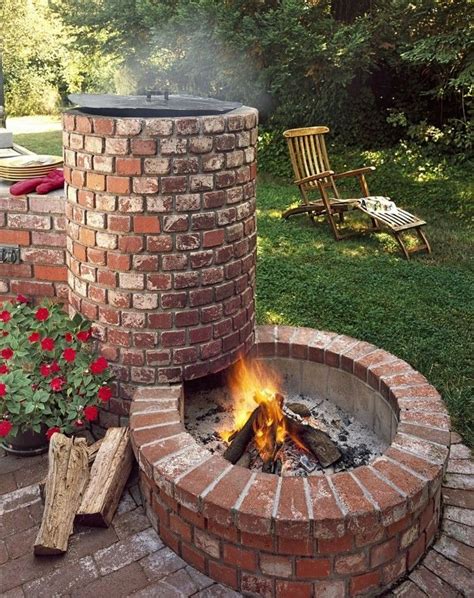 Grill selber bauen: 22 Ideen für Ihren individualisierten Steingrill Backyard Bbq Pit, Backyard ...