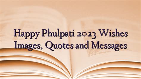 Happy Phulpati 2023 Wishes Images, Quotes and Messages - TechNewzTOP