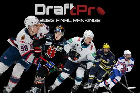 DRAFTPRO – 2023 NHL DRAFT FINAL RANKINGS – DRAFT PROSPECTS HOCKEY