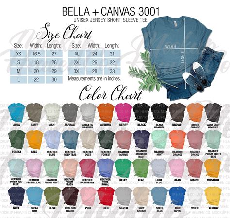 Bella Color Chart