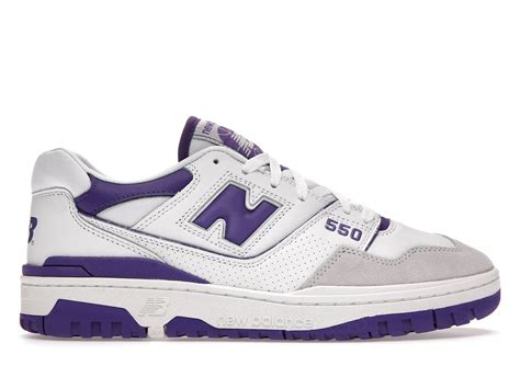 New Balance 550 White Purple - BB550WR1