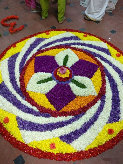 ONAM ATHAPPOO KERALA FESTIVAL Stock Photo - Image of pattern, carpet: 105211574