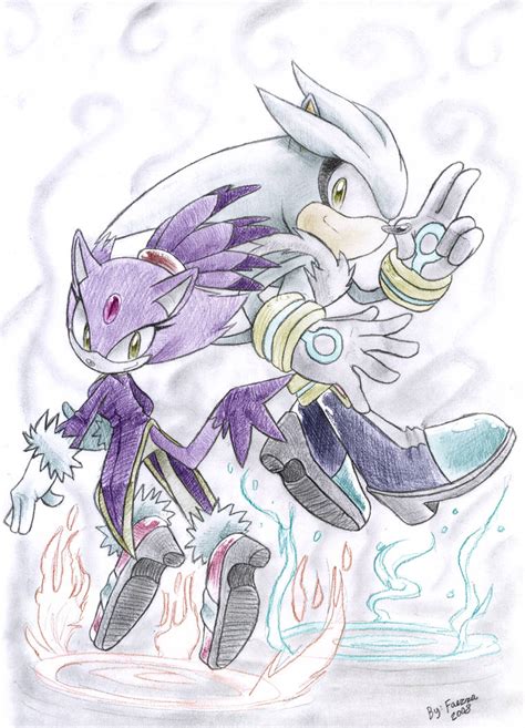 Silver and Blaze by Faezza on DeviantArt