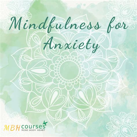 Mindfulness Meditation for Anxiety Online Course