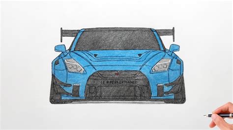 Nissan GTR Drawing | ubicaciondepersonas.cdmx.gob.mx