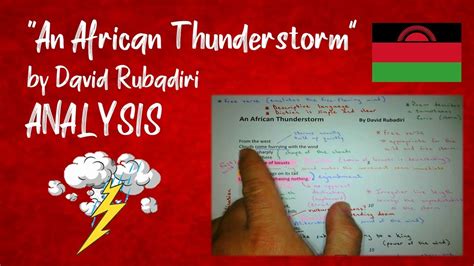 An African Thunderstorm – poem analysis - YouTube