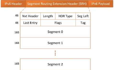 Segment routing header extension for IPv6. | Download Scientific Diagram