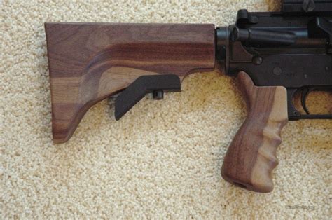 AR-15 Wood Grip, Handgaurd, & Buttstock Set for sale