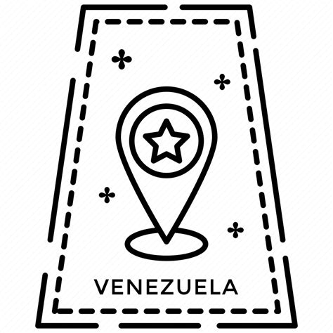 Passport stamp, state badge, venezuela label, venezuela stamp, visa mark icon - Download on ...