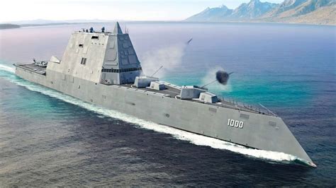 Zumwalt Destroyer de USS disparará nuevos misiles y armas láser